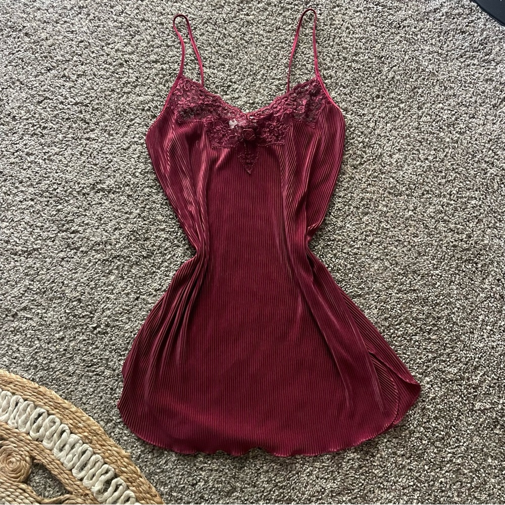 Vintage Dentelle Lace Slip Dress